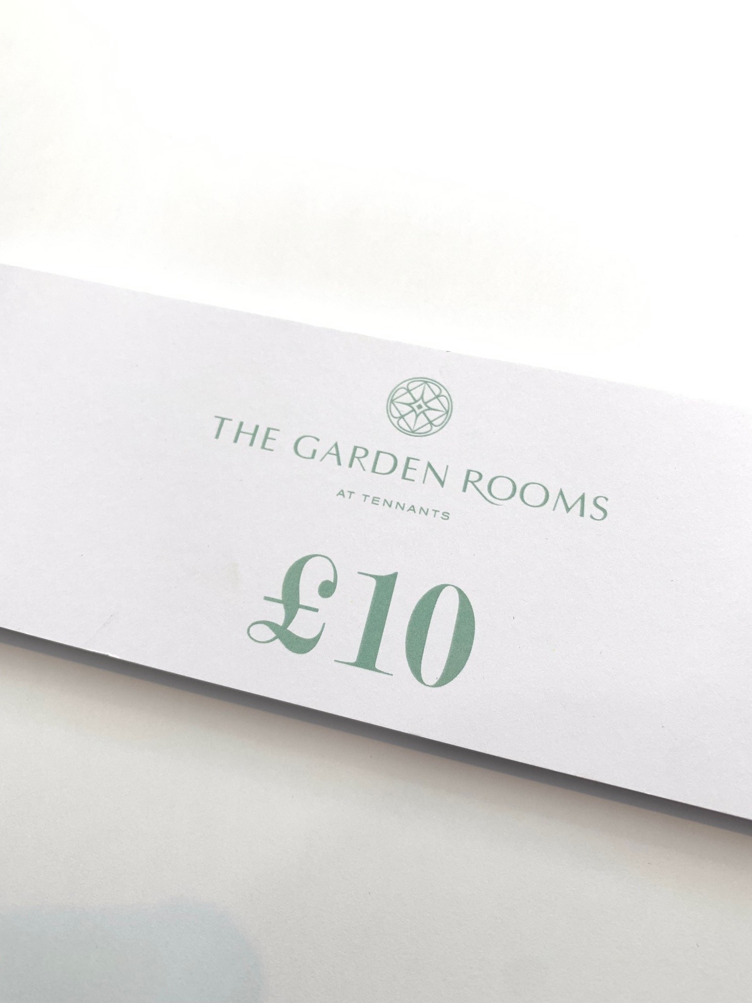 £10 Voucher Tennants Garden Rooms