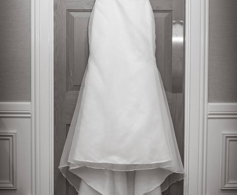 Bride's Dress and Shoes