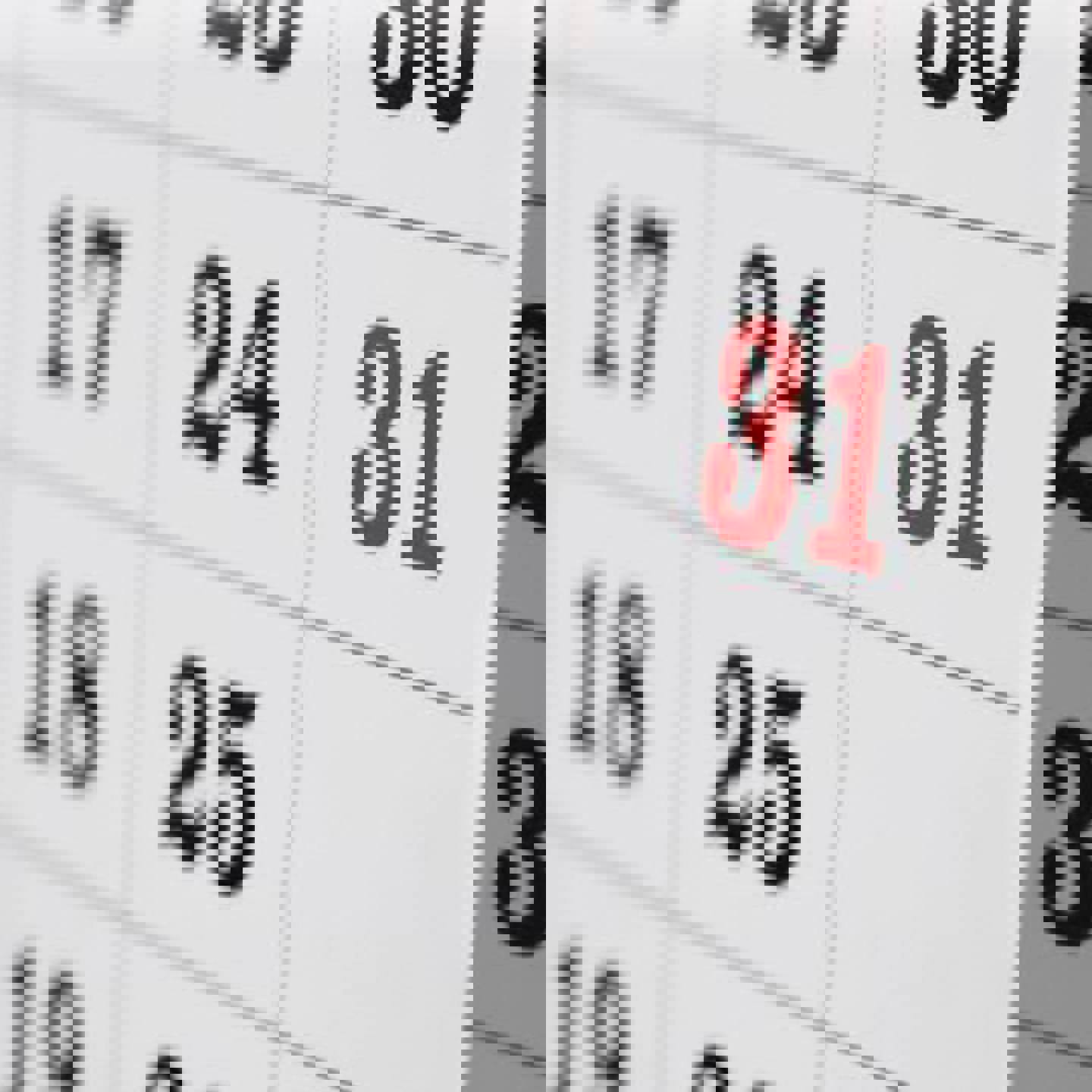 Wall Calendar pages