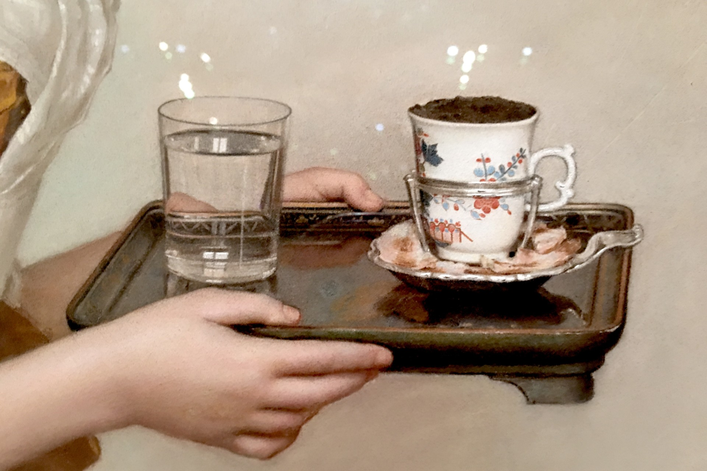 Jean Etienne Liotard La Belle Chocolatière (Detail)