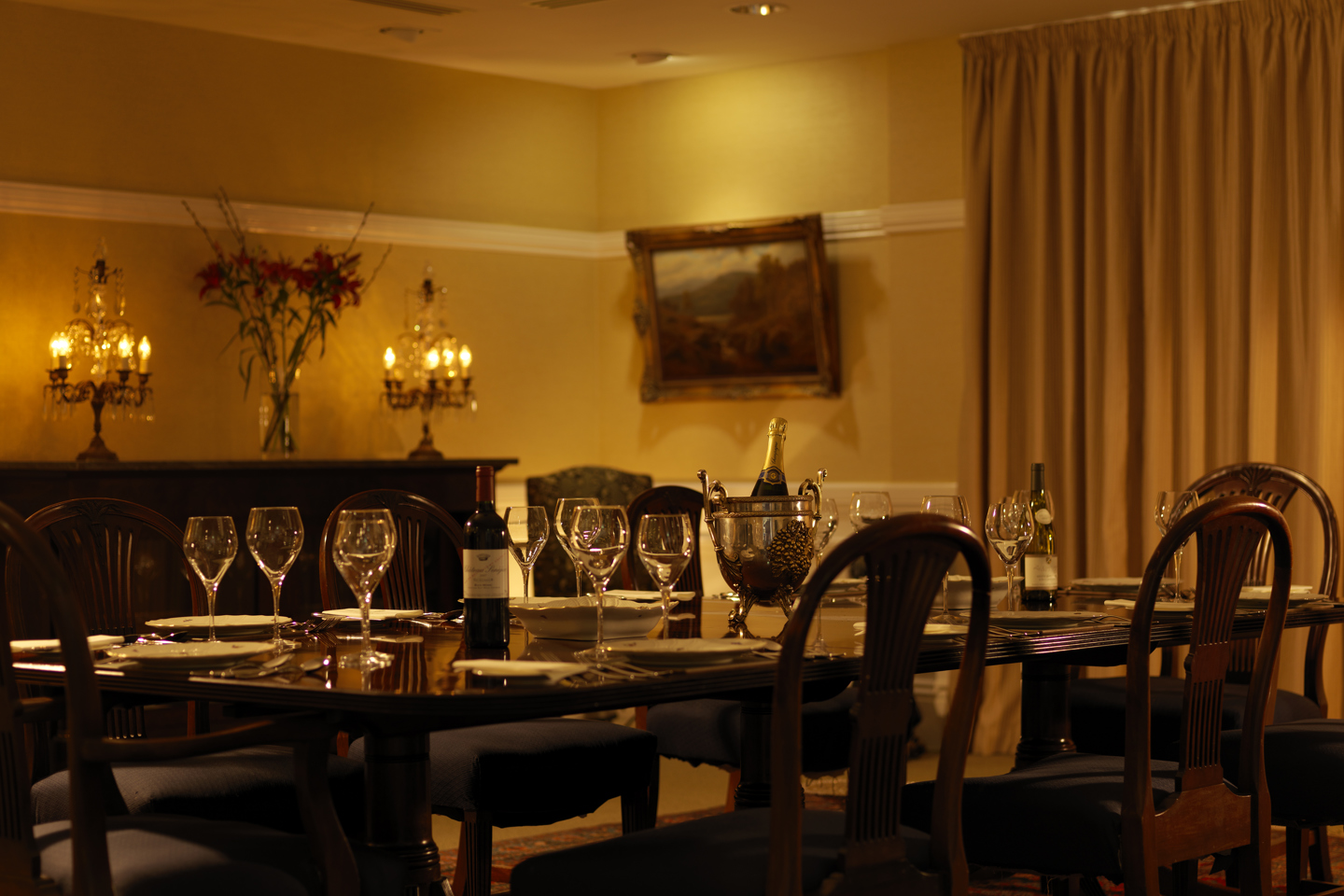 Dining Table in the Private Lounge